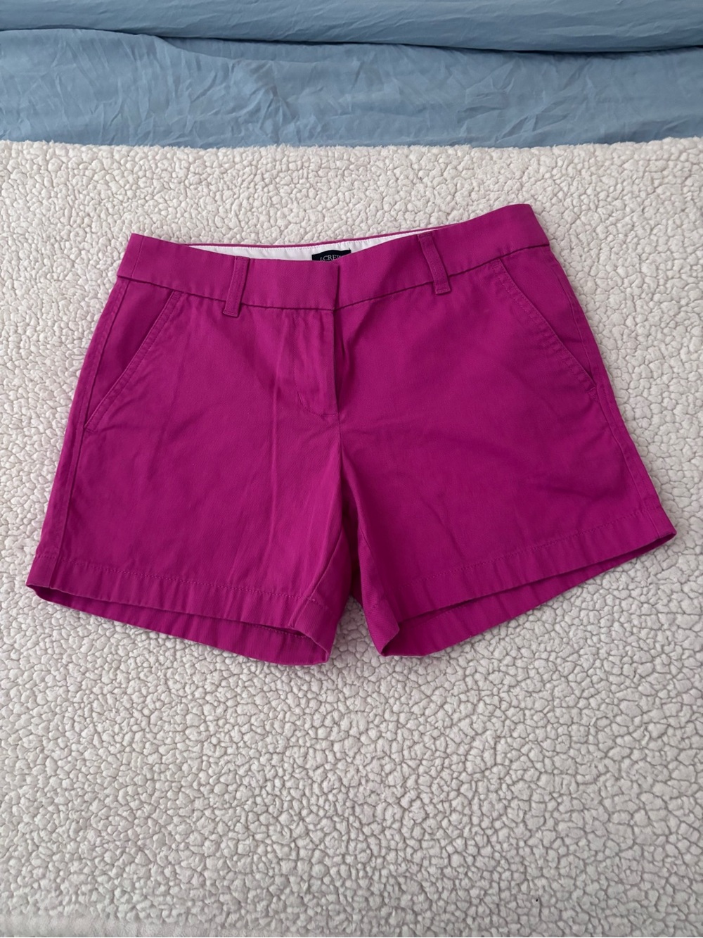 J. Crew Bright Magenta Chino Shorts
